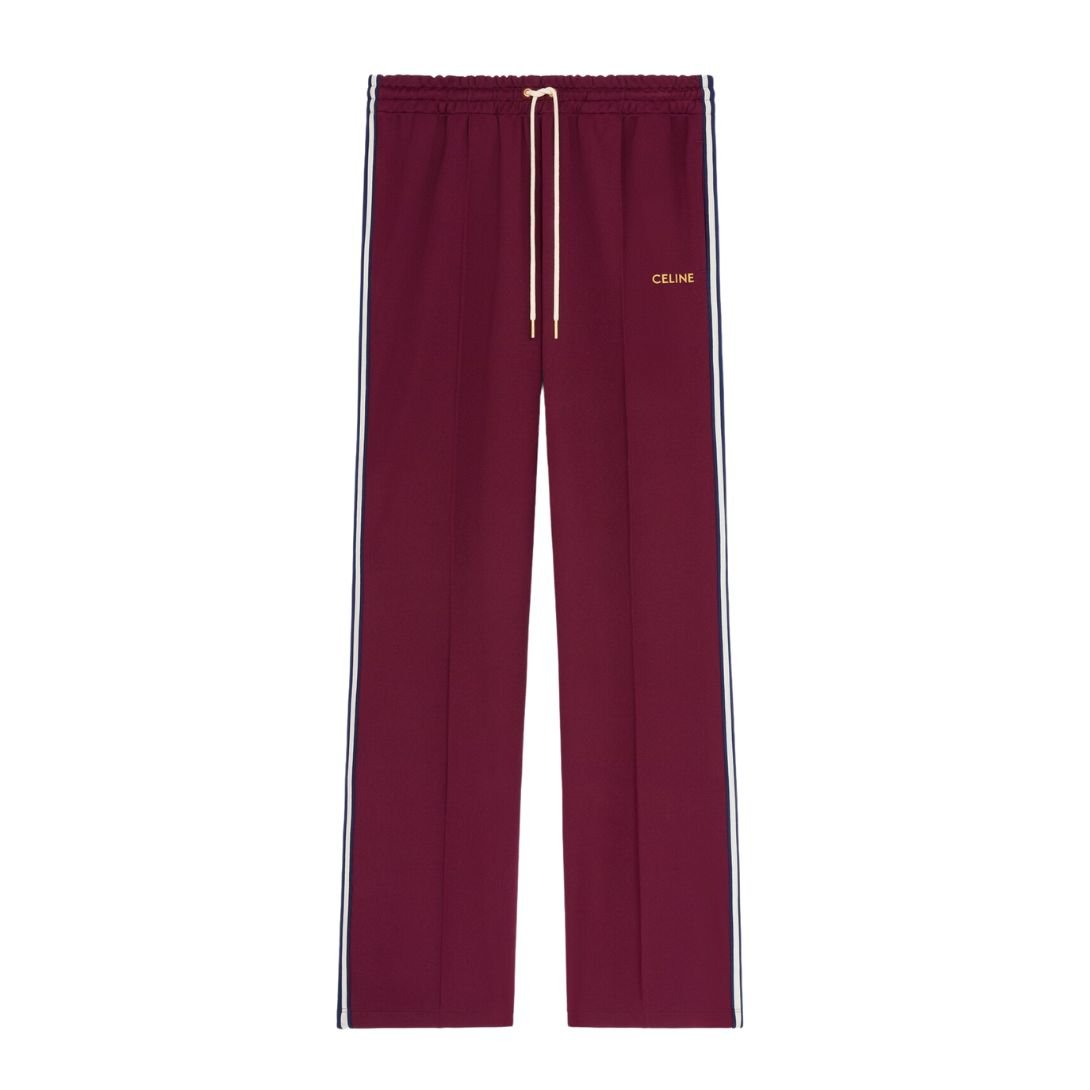 1 CELINE TRACKSUIT PANTS IN DOUBLE FACE JERSEY