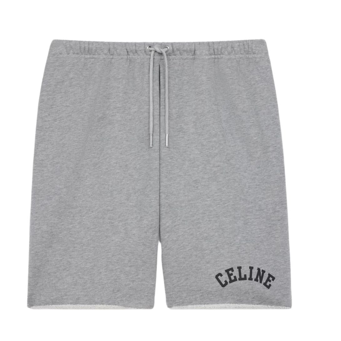1 CELINE BLASON TRACKSUIT SHORTS IN COTTON FLEECE