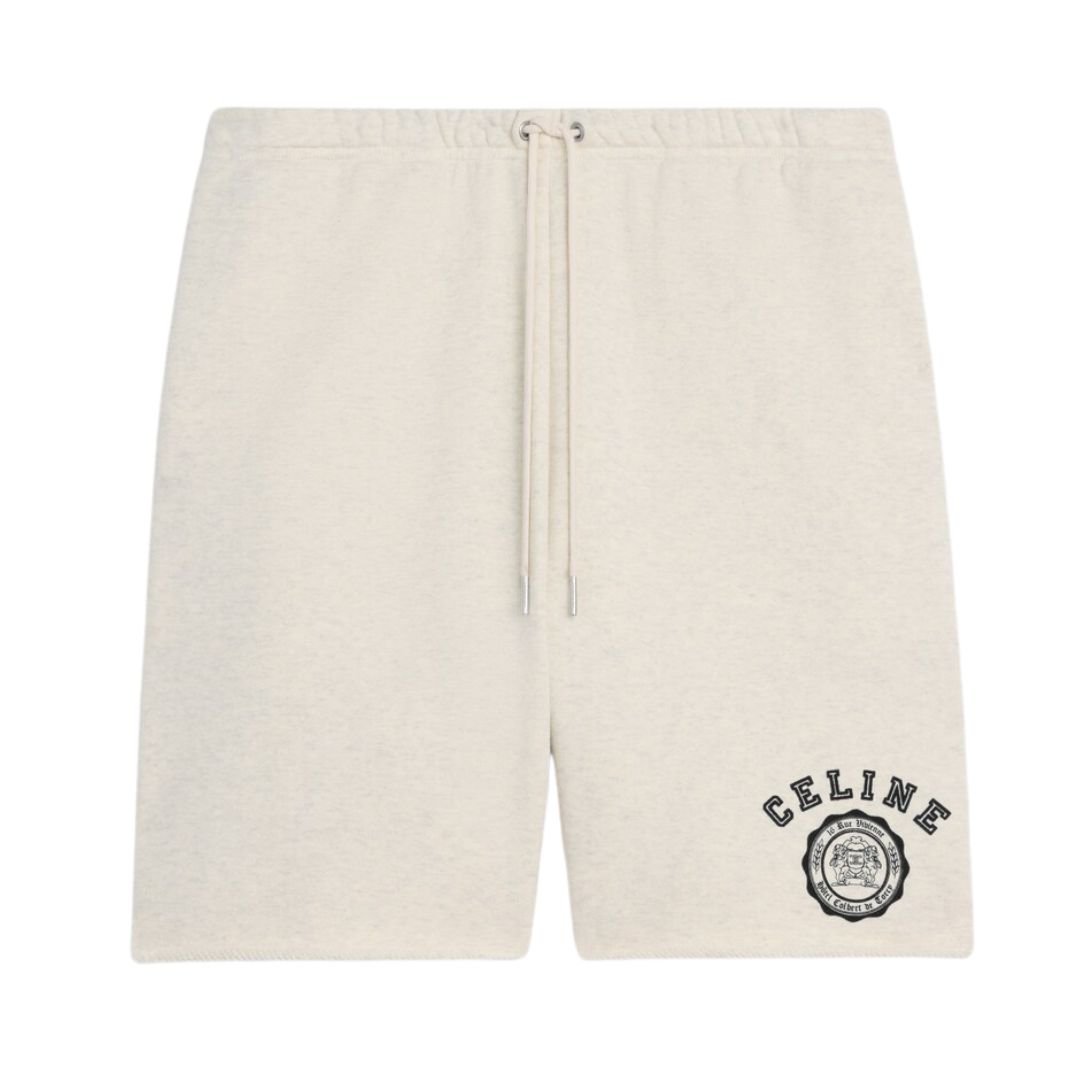 1 CELINE BLASON LOOSE SHORTS IN COTTON FLEECE