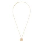 CELINE TRIOMPHE NIGHTFALL NECKLACE IN STRASS AND BRASS WITH GOLD FINISH
