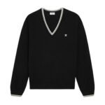 CELINE TRIOMPHE V NECK SWEATER IN WOOL