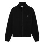 CELINE TRIOMPHE TRUCKER SWEATER IN RIBBED WOOL