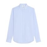 CELINE LOOSE SHIRT IN COTTON POPLIN CIEL