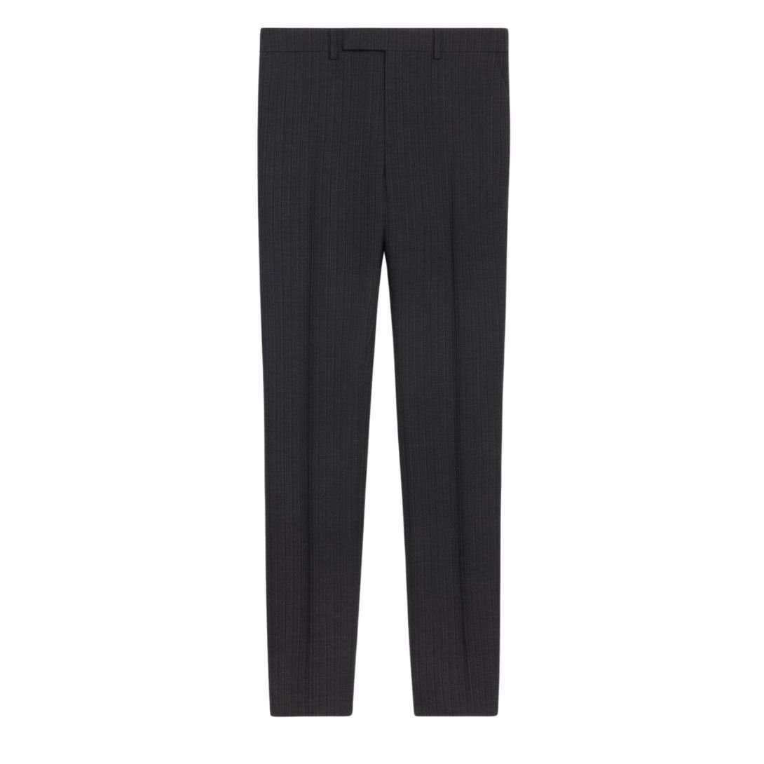 1 CELINE MODS PANTS IN RETRO STRIPED WOOL
