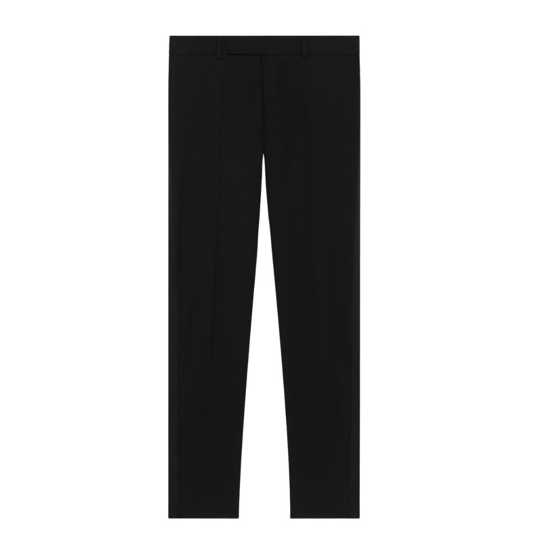1 CELINE CLASSIC PANTS IN GRAIN DE POUDRE