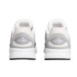 CELINE RUNNER CR 03 LOW LACE UP SNEAKER IN MESH SUEDE CALFSKIN AND CALFSKIN