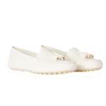 LORO PIANA DOT SOLE WALK LOAFER WHITE