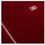CELINE TRIOMPHE TRACKSUIT JACKET IN VELVET JERSEY BORDEAUX