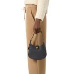 LORO PIANA MINI BOBBIN BAG BLUE NAVY
