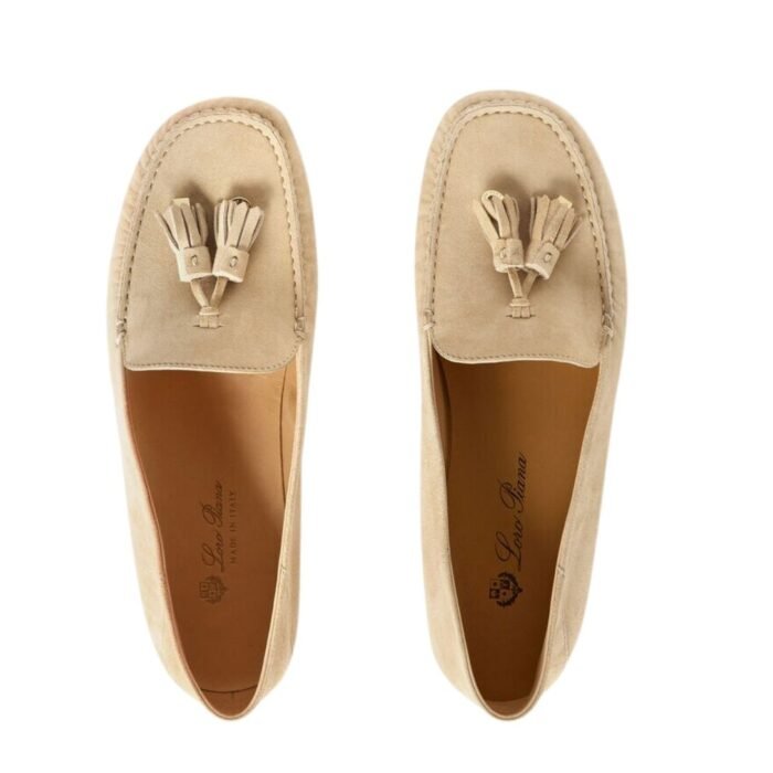 LORO PIANA DOT SOLE WALK LOAFER MELONPAN