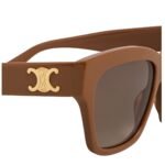 CELINE TRIOMPHE 09 SUNGLASSES IN ACETATE CAMEL