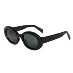 CELINE TRIOMPHE 01 SUNGLASSES IN ACETATE BLACK-BLACK