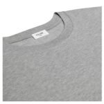 CELINE TRIOMPHE LOOSE T SHIRT IN COTTON JERSEY GREY MELANGE-OFF WHITE