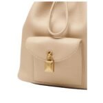 LORO PIANA EXTRA DRAWSTRING BACKPACK L27 LIGHT MASTIC