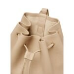 LORO PIANA EXTRA DRAWSTRING BACKPACK L27 LIGHT MASTIC