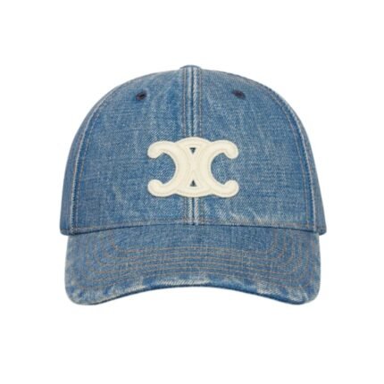 CELINE TRIOMPHE BASEBALL CAP IN UNION WASH DENIM