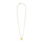 CELINE ALPHABET C NECKLACE IN BRASS WITH GOLD FINISH
