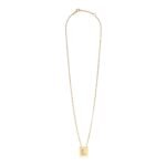 CELINE ALPHABET L NECKLACE IN BRASS WITH GOLD FINISH