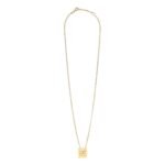 CELINE ALPHABET M NECKLACE IN BRASS WITH GOLD FINISH
