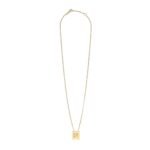 CELINE ALPHABET N NECKLACE IN BRASS WITH GOLD FINISH