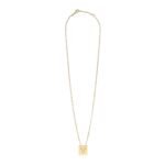 CELINE ALPHABET T NECKLACE IN BRASS WITH GOLD FINISH