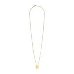 CELINE ALPHABET X NECKLACE IN BRASS WITH GOLD FINISH