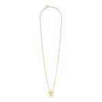 CELINE ALPHABET Y NECKLACE IN BRASS WITH GOLD FINISH