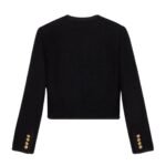 CELINE CHASSEUR JACKET IN BOUCLÉ TWEED