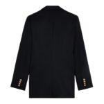 CELINE LONG BLAZER IN DIAGONAL WOOL