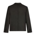 CELINE SHORT JACKET IN CASHMERE FLANNEL
