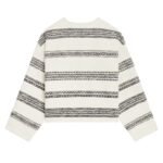 CELINE BAJA CARDIGAN IN STRIPED TWEED