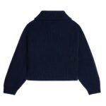 CELINE VAREUSE SWEATER IN RIBBED WOOL AND CASHMERE