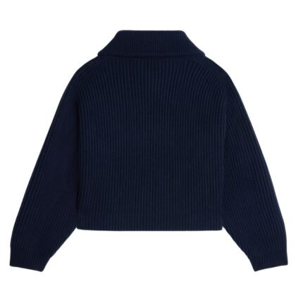 CELINE VAREUSE SWEATER IN RIBBED WOOL AND CASHMERE