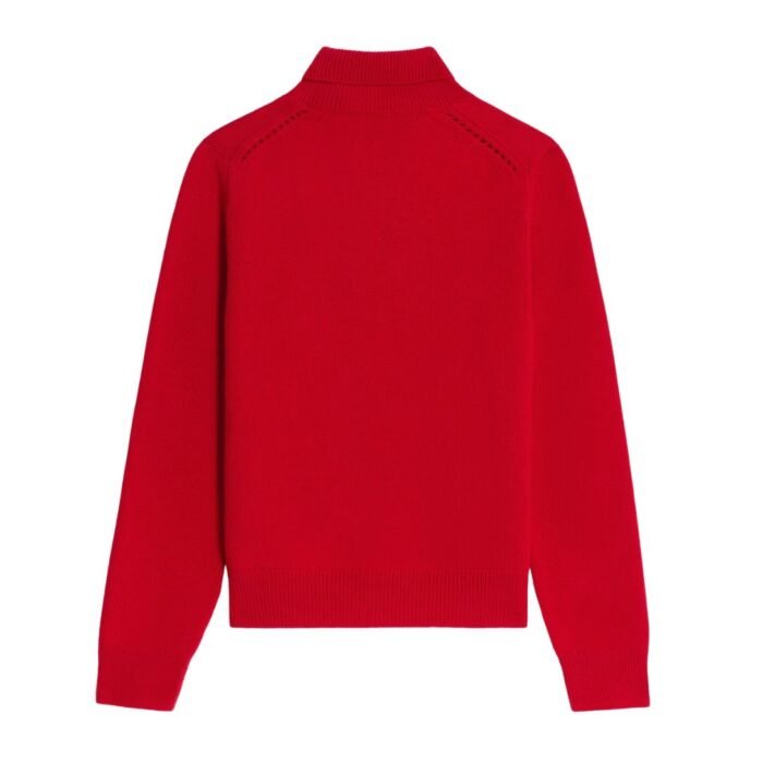 CELINE TURTLENECK SWEATER IN SCOTTISH CASHMERE RED