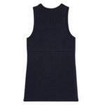 CELINE TUNIC MINI DRESS IN INTERLOCK WOOL NAVY