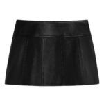 CELINE GOURMETTE MINI SKIRT IN SOFT LAMBSKIN