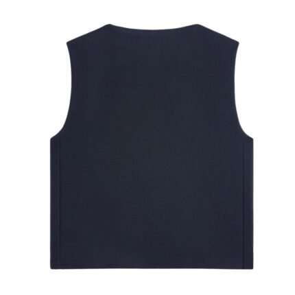 CELINE TOP IN DOUBLE FACED WOOL TRICOTINE