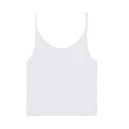 CELINE TRIOMPHE TANK TOP IN RIBBED COTTON