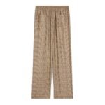 CELINE JOGGING PANTS IN CHECKED CASHMERE