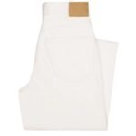 CELINE KITTY JEANS IN OPTIC WHITE WASH DENIM