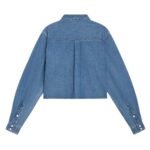 CELINE CROPPED SHIRT IN UNION OCEAN WASH DENIM