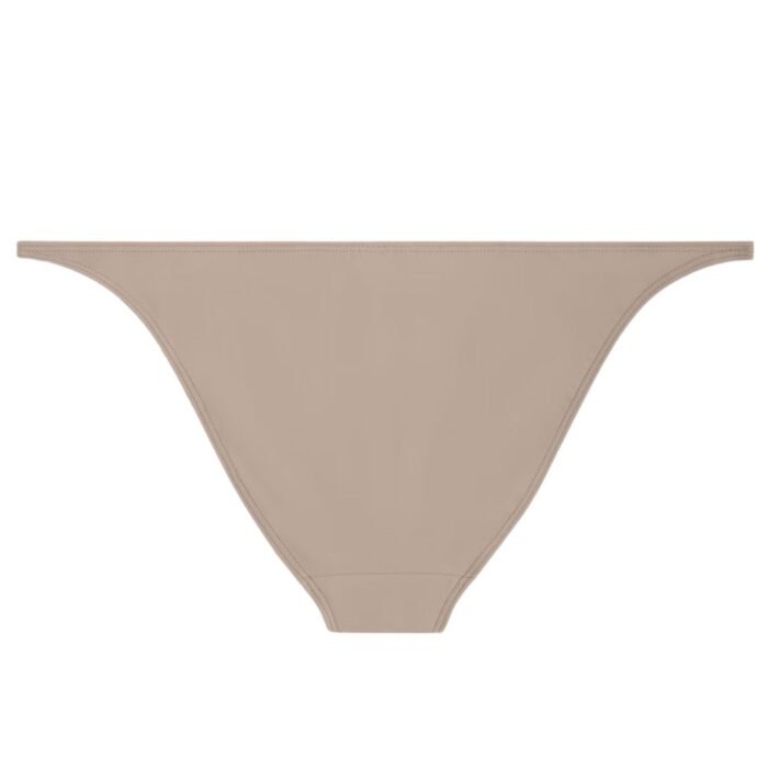 CELINE TRIOMPHE SWIMSUIT BOTTOM IN MATTE JERSEY LIGHT TAUPE