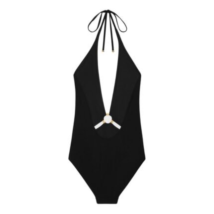 CELINE TRIOMPHE SWIMSUIT IN MATTE JERSEY