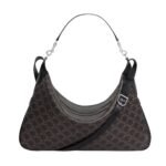 CELINE LARGE STRAP ROMY IN TRIOMPHE CANVAS AND CALFSKIN