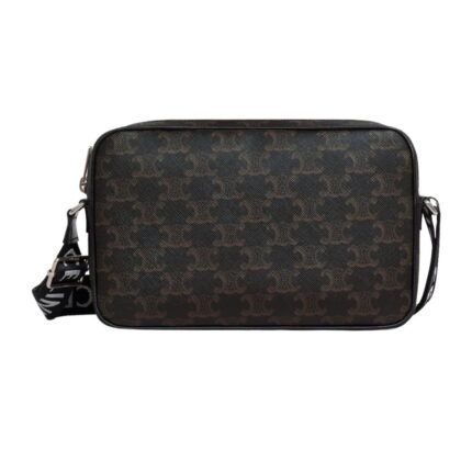 CELINE MEDIUM MESSENGER BAG IN TRIOMPHE CANVAS