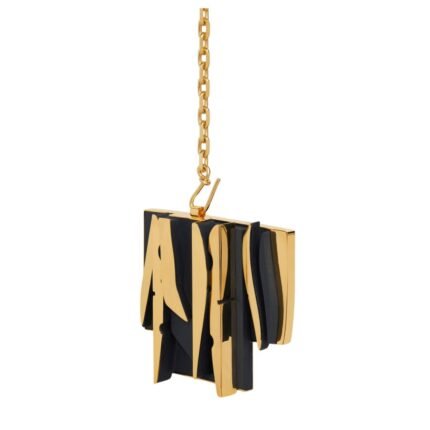 CELINE NEVELSON PROJECT NECKLACE VERMEIL AND OAK WOOD