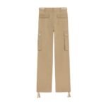 CELINE CARGO PANTS IN COTTON LINEN BEIGE