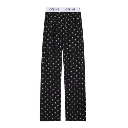 CELINE PAJAMA PANTS IN PRINTED VISCOSE