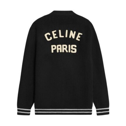 CELINE LONG COLLEGE CARDIGAN IN WOOL