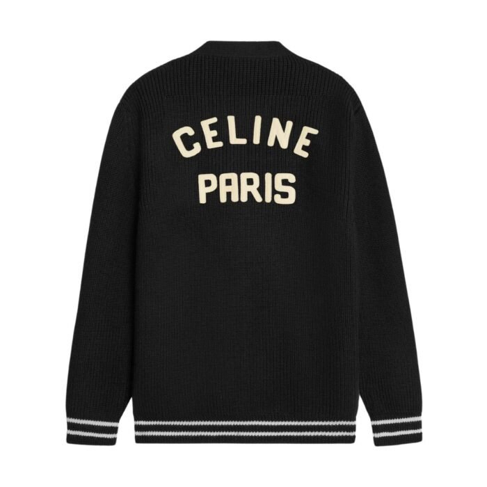 CELINE LONG COLLEGE CARDIGAN IN WOOL